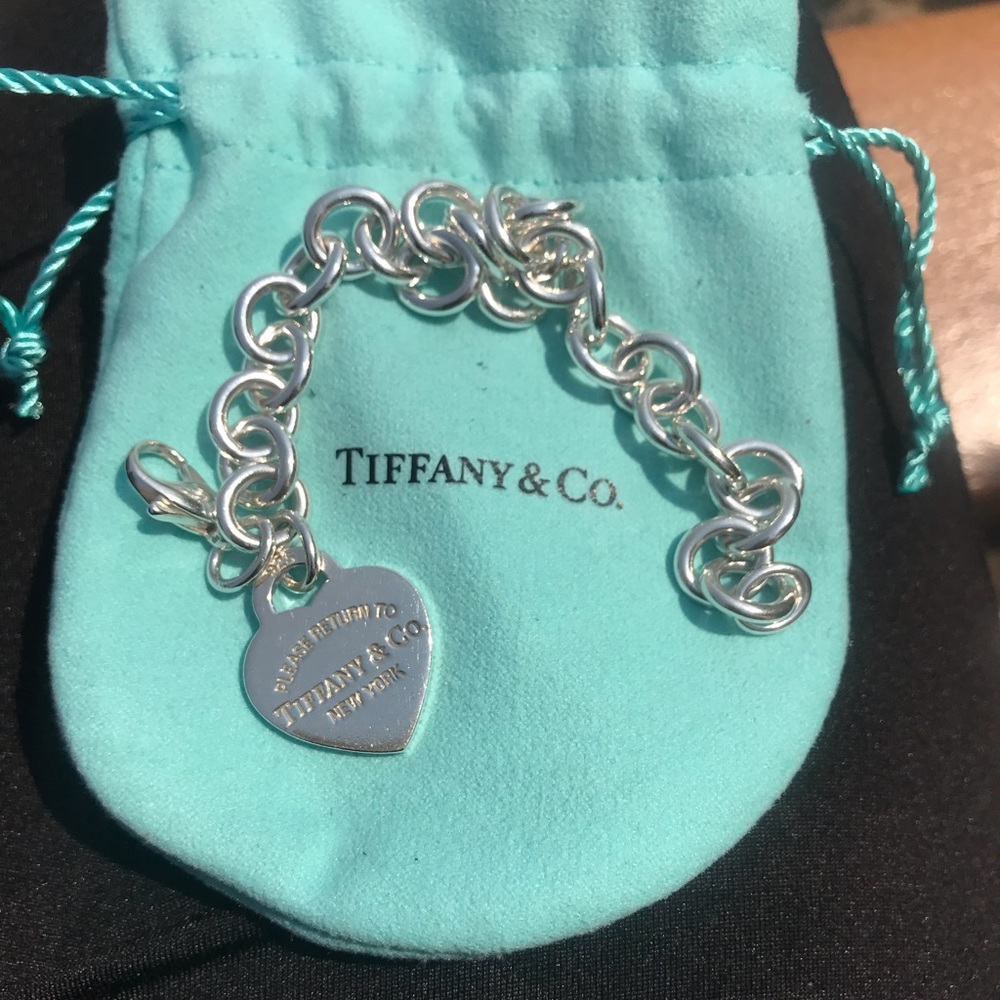 Tiffany & Co. Heart Tag Charm Bracelet